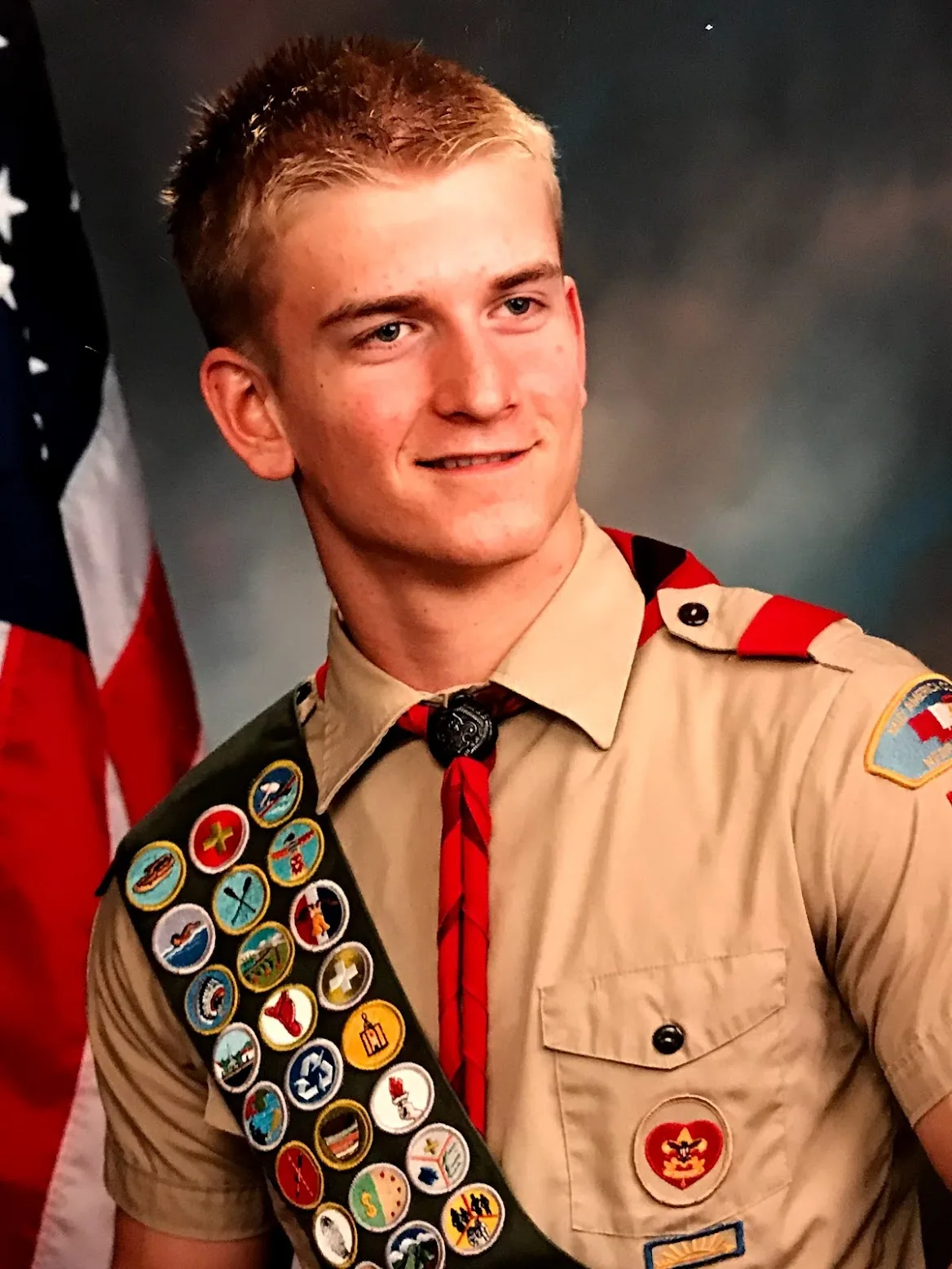 Trevor as a Boy Scout