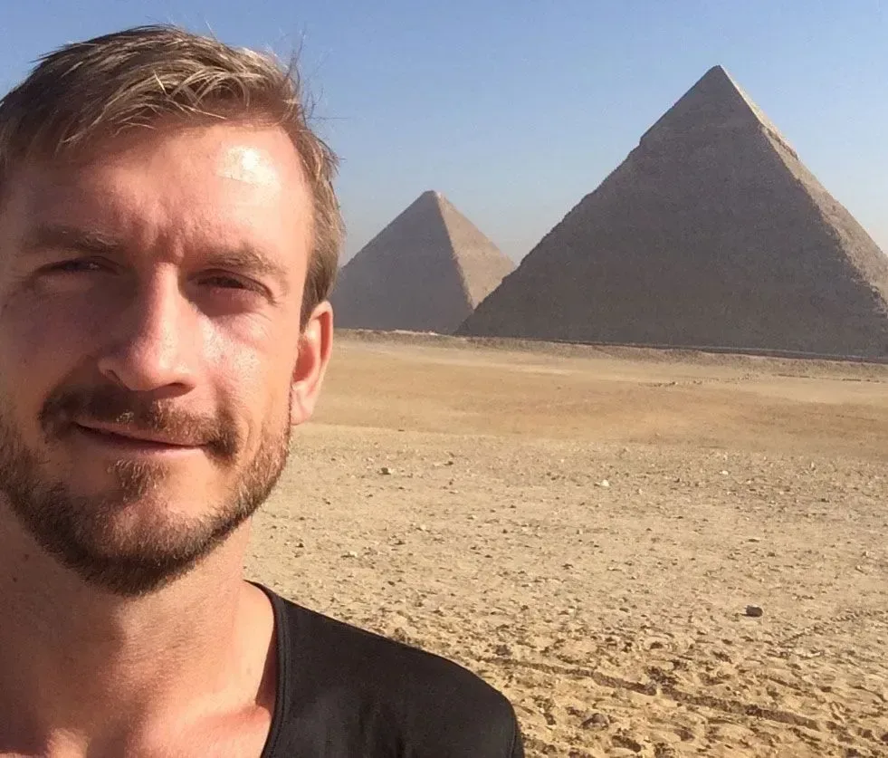 Trevor in Egypt